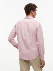 Tommy Hilfiger Red Regular Fit Flag Embroidery Oxford Shirt - Image 2 of 5