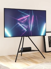 AVF Black Tiga Metal Tripod TV Stand - Image 1 of 5