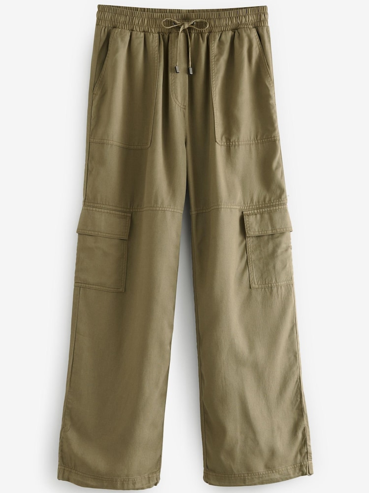 Khaki Green Cargo Combat Trousers - Image 7 of 9