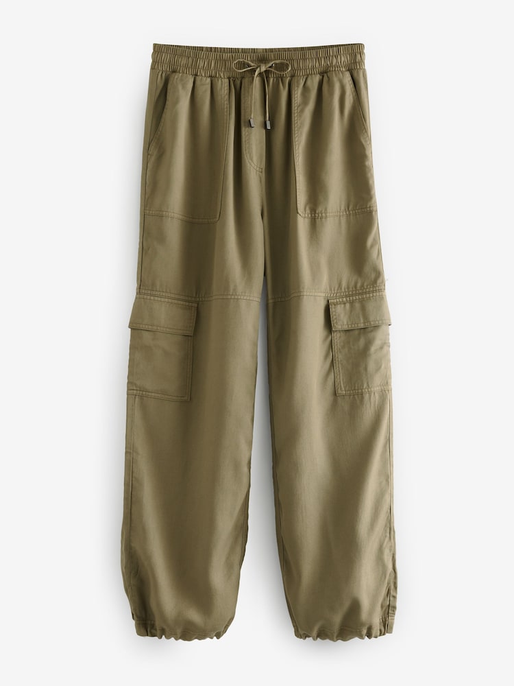 Khaki Green Cargo Combat Trousers - Image 8 of 9