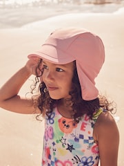 Pink Swim Legionnaire Hat (3mths-10yrs) - Image 1 of 5
