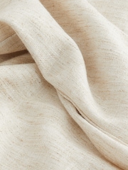 Neutral Belted Wide Leg Trousers With Linen - Image 6 of 6