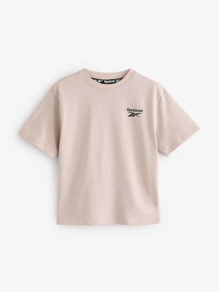 Reebok Boys Oversized Multi Logo 100% Cotton T-Shirt 3 Pack - Image 4 of 4
