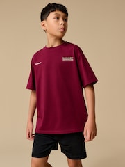 Reebok Boys Oversized 100% Cotton Graphic T-Shirt - Image 1 of 8