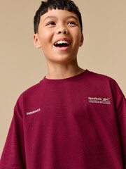 Reebok Boys Oversized 100% Cotton Graphic T-Shirt - Image 3 of 8