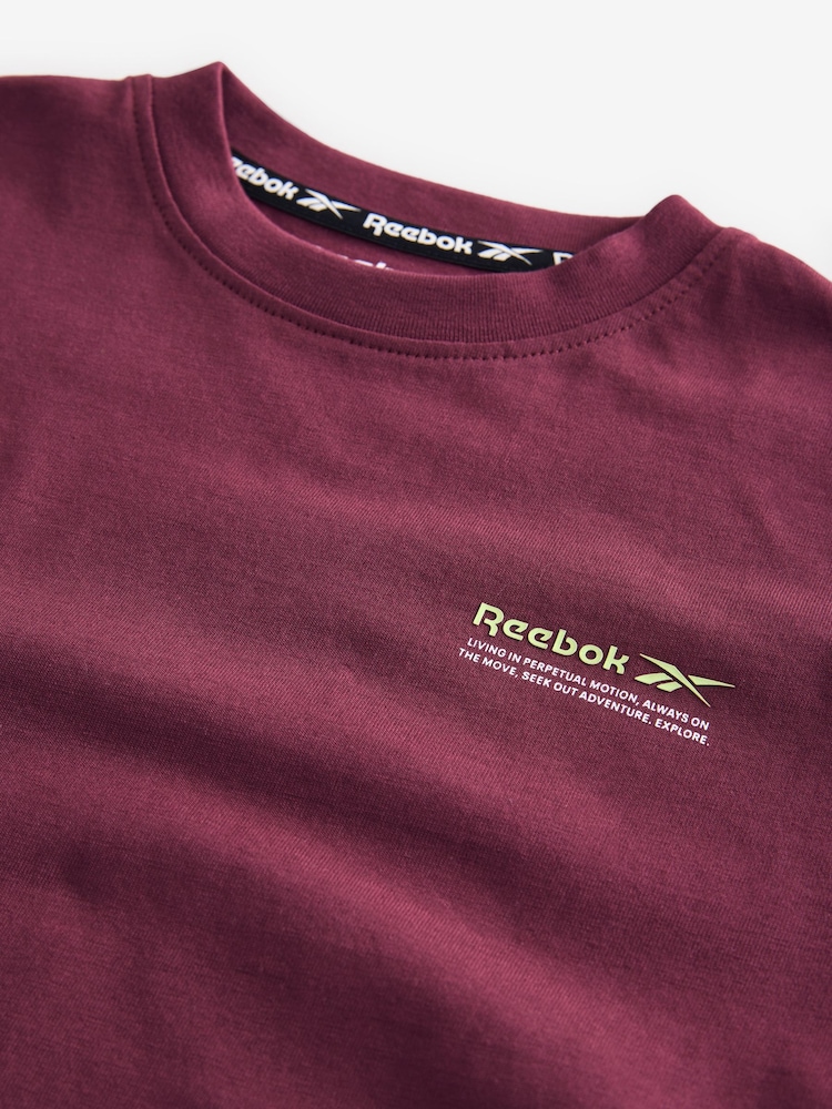 Reebok Boys Oversized 100% Cotton Graphic T-Shirt - Image 8 of 8