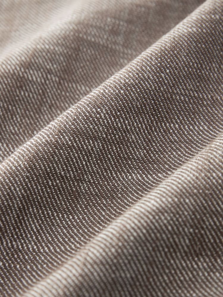 Chocolate Brown Belted Wide Leg Trousers With Linen - Image 6 of 6 Chocolate Brown Belted Wide Leg Trousers With Linen - Image 6 of 6