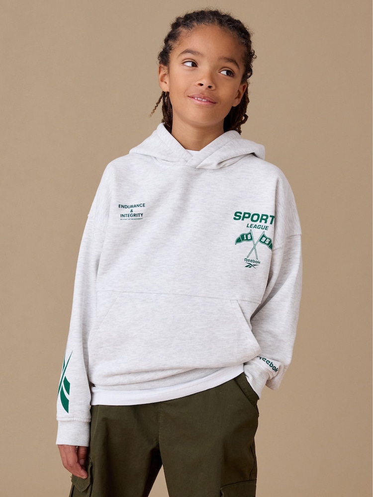 Reebok Oversized Boys Graphic 100% Cotton Hoodie - Image 1 of 5