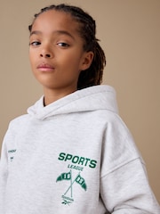 Reebok Oversized Boys Graphic 100% Cotton Hoodie - Image 3 of 5
