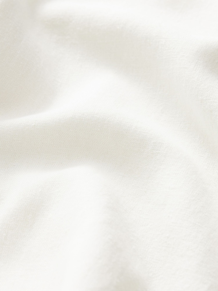 Neutral/Tan Linen Blend Side Stripe Track Trousers - Image 7 of 7