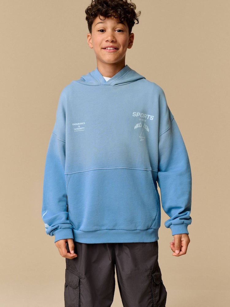 Reebok Oversized Boys Graphic 100% Cotton Hoodie - Image 2 of 9