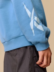 Reebok Oversized Boys Graphic 100% Cotton Hoodie - Image 4 of 9