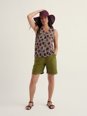 Seasalt Cornwall Green Penderleith Shorts - Image 2 of 5