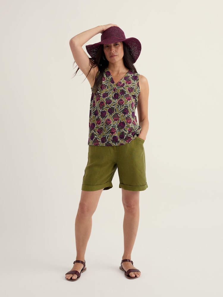 Seasalt Cornwall Green Penderleith Shorts - Image 2 of 5
