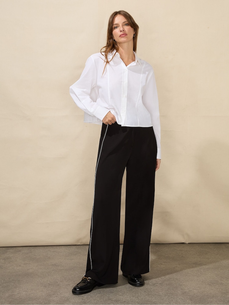 Ro&Zo Crepe Black Trousers - Image 1 of 6