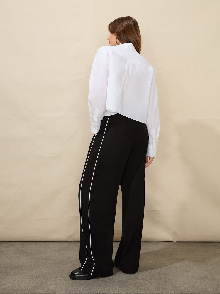 Ro&Zo Crepe Black Trousers - Image 2 of 6