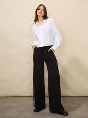 Ro&Zo Crepe Black Trousers - Image 3 of 6