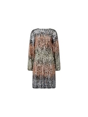 Ro&Zo Sequin Ombre Mini Black Dress - Image 8 of 8