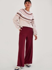 Monsoon Natural Fen Fairisle Pattern Jumper - Image 1 of 4