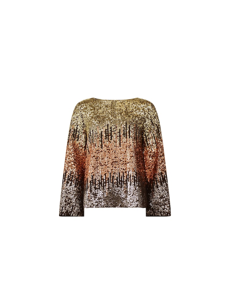 Ro&Zo Sequin Ombre Top - Image 7 of 7