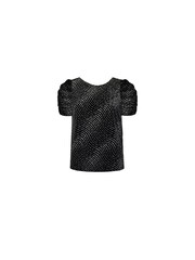 Ro&Zo Sparkle Velvet Black Top - Image 5 of 6