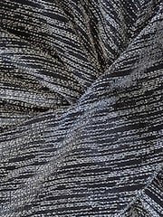 Ro&Zo Silver Sparkle Jersey Twist Front Top - Image 6 of 6