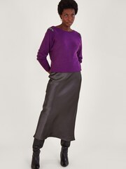 Monsoon Emma Embellished Shoulder Jumper - Image 1 of 4