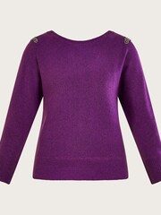 Monsoon Emma Embellished Shoulder Jumper - Image 4 of 4
