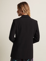 Phase Eight Black Crepe Neah Blazer - Image 2 of 6