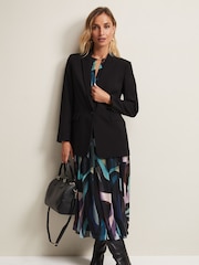 Phase Eight Black Crepe Neah Blazer - Image 3 of 6