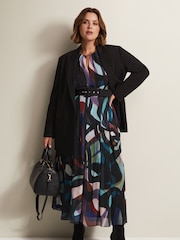 Phase Eight Black Crepe Neah Blazer - Image 4 of 6