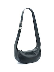 Mint Velvet Black Leather Cross-Body Bag - Image 3 of 3
