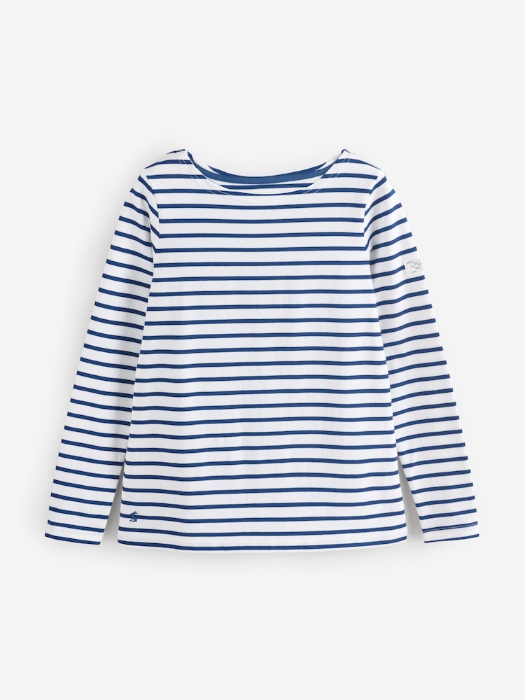 Joules Harbour Navy Jersey Top - Image 1 of 1