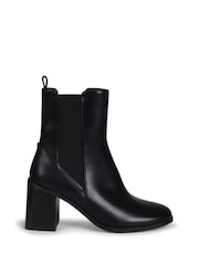 Linzi Black Asher Classic Heeled Chelsea Boots - Image 3 of 5