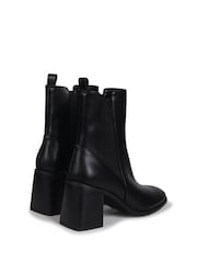 Linzi Black Asher Classic Heeled Chelsea Boots - Image 5 of 5