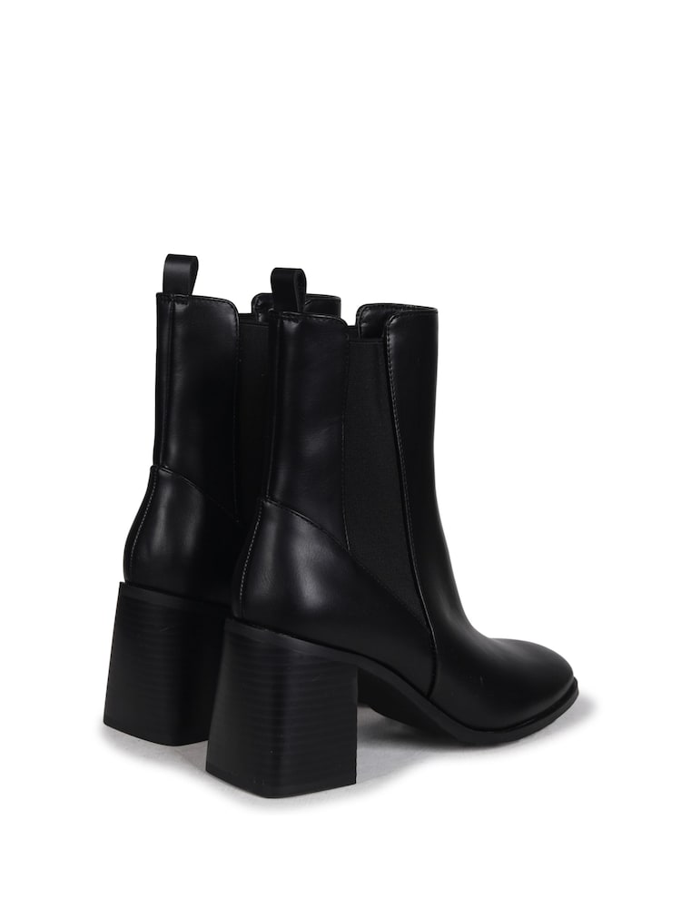 Linzi Black Asher Classic Heeled Chelsea Boots - Image 5 of 5