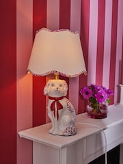 Cath Kidston Cream Ditsy Dog Table Lamp - Image 1 of 7