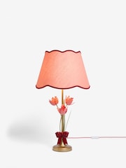 Cath Kidston Pink/Brass Tulip Bunch Table Lamp - Image 2 of 6