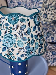 Cath Kidston Blue Strawberry Garden Scallop Spot Table Lamp - Image 4 of 4