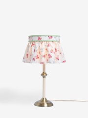 Cath Kidston CreamRed Fabric Frill Table Lamp - Image 3 of 3