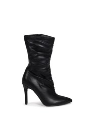 Linzi Black Nyx Ruched Boots - Image 2 of 3