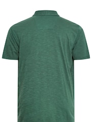 BadRhino Big & Tall Green 100% Cotton Slub Polo Shirt - Image 2 of 2