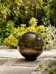 Smoke Grey Solar LED Outdoor Light Up Sphere - Image 2 of 11