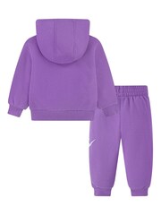 Пурпурный - Флисовый спортивный костюм для малышей Nike Club - Изображение 2 из 4