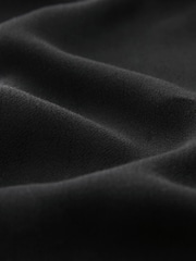 Schwarz - Mini-Sommerkleid zum Binden vorn - Bild 5 von 5