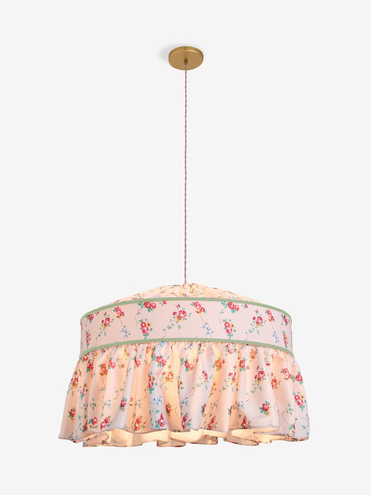 Cath Kidston Ecru/Pink Frill Ceiling Pendant - Image 9 of 9
