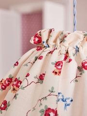 Cath Kidston Cream/Red Gathered Bows  Roses Easyfit Shade - Image 3 of 4
