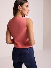 Korallenpink - Tailored-Weste - Bild 3 von 6