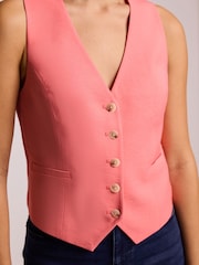Korallenpink - Tailored-Weste - Bild 4 von 6