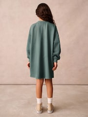 Superdry Green Sweat Dress - Image 2 of 13